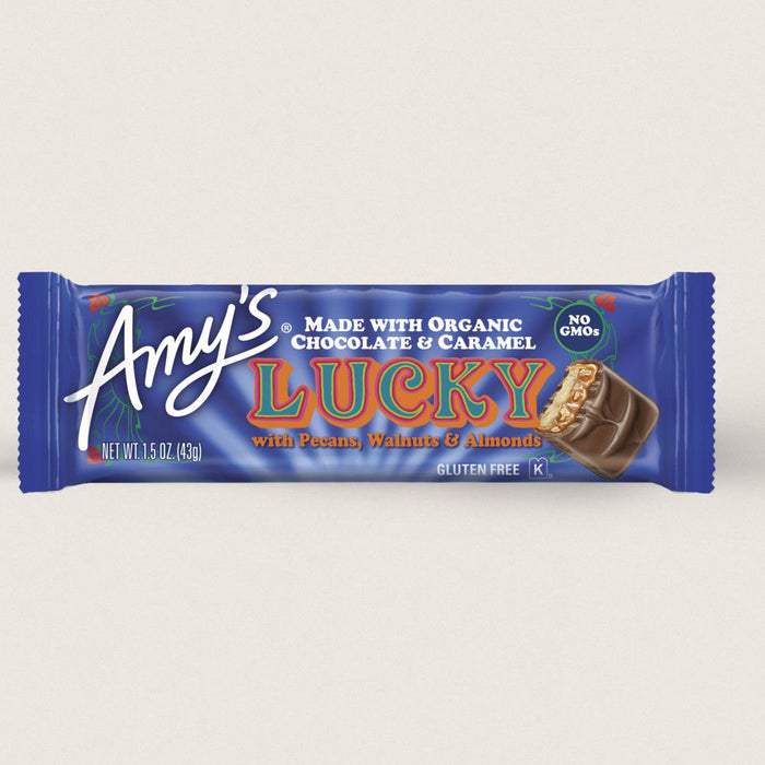 AMYS: Lucky Candy Bar Single, 1.5 oz