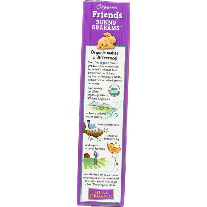 ANNIES HOMEGROWN: Friends Organic Bunny Grahams Honey Chocolate & Chocolate Chip, 7 oz