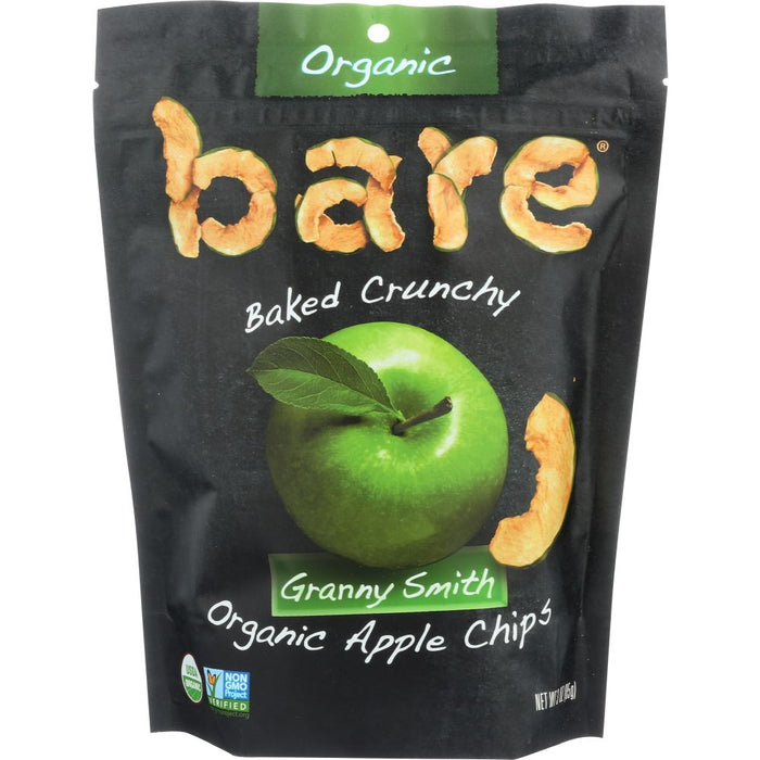 BARE: Organic Crunchy Apple Chips Granny Smith, 3 oz