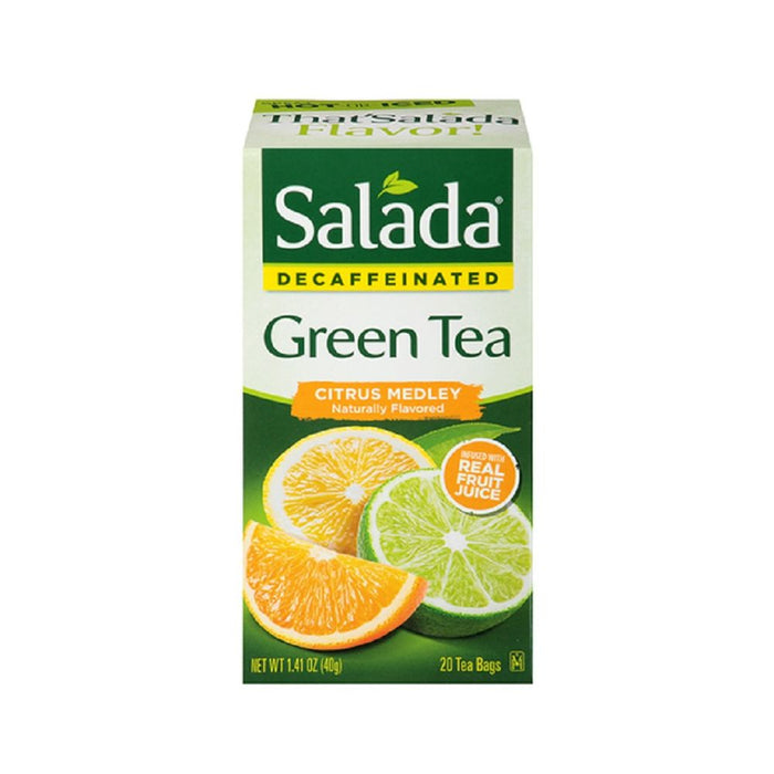 SALADA: Tea Green Citrus Medley Decaffeinated, 20 bg