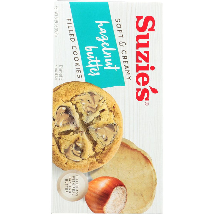 SUZIES: Hazelnut Butter Filled Cookies, 5.29 oz