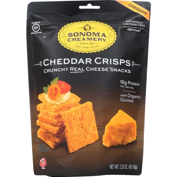 SONOMA CREAMERY: Cheddar Crisps, 2.25 oz