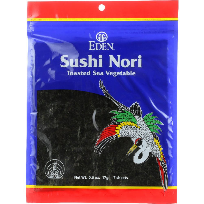 EDEN FOODS: Sushi Nori 7 Sheets, 0.6 oz
