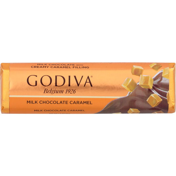 GODIVA: Chocolate Bar Milk Caramel Filled, 1.5 oz