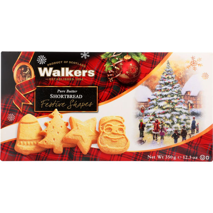 WALKERS: Festive Shapes Shortbread, 12.30 oz
