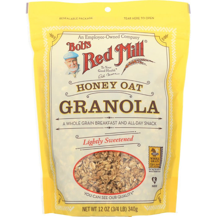 BOBS RED MILL: Honey Oat Granola Cereal, 12 oz