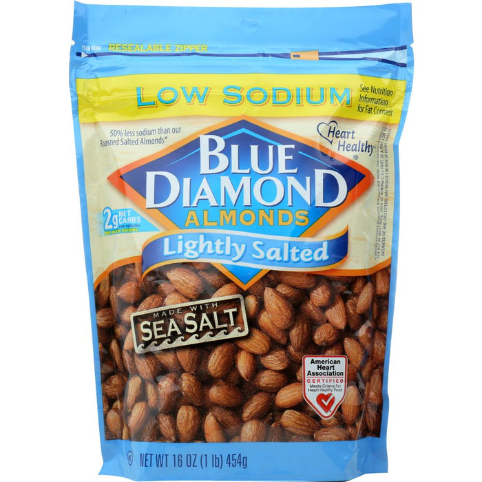 BLUE DIAMOND: Almonds Lightly Salted, 16 oz