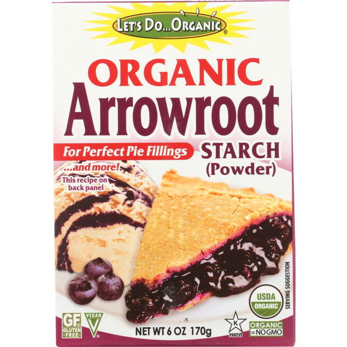 LETS DO ORGANICS: Arrowroot Starch Organic, 6 oz