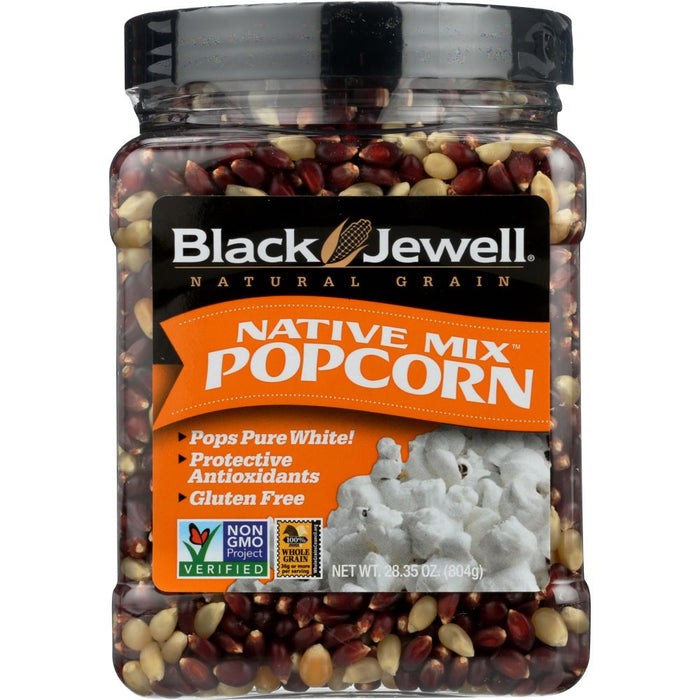 BLACK JEWELL: Popcorn Jar Native Mix, 28.35 oz