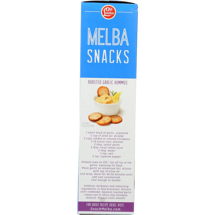 OLD LONDON: Roasted Garlic Melba Snacks, 5.25 oz