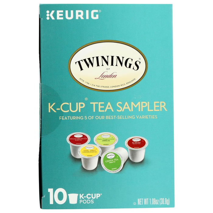 TWINING TEA: K-Cup Tea Sampler, 10 Cups, 1.06 oz