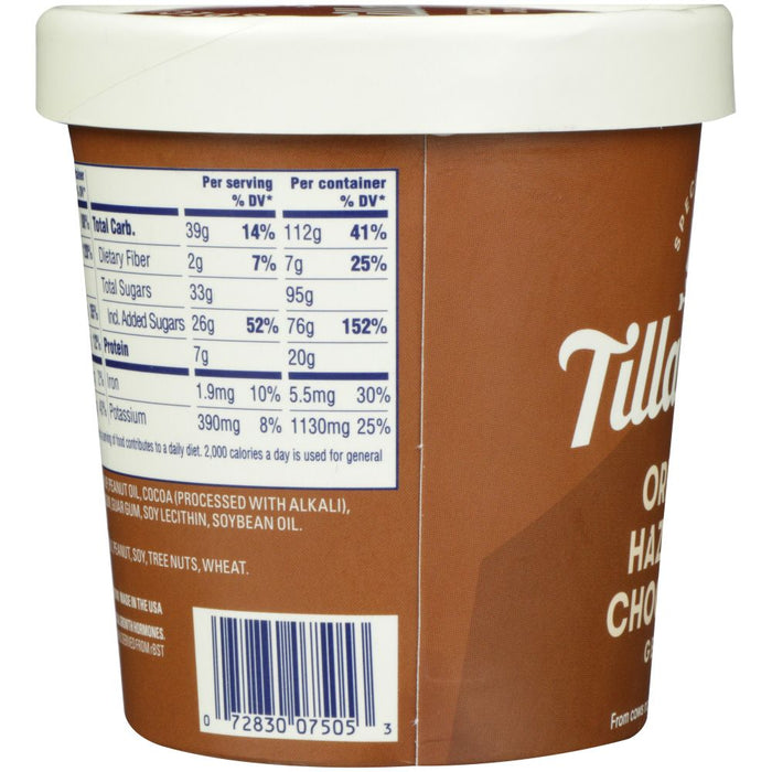 TILLAMOOK: Gelato Hazelnut Chocolate, 15.5 oz