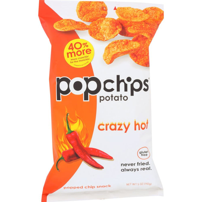 POPCHIPS: Chip Crazy Hot, 5 oz