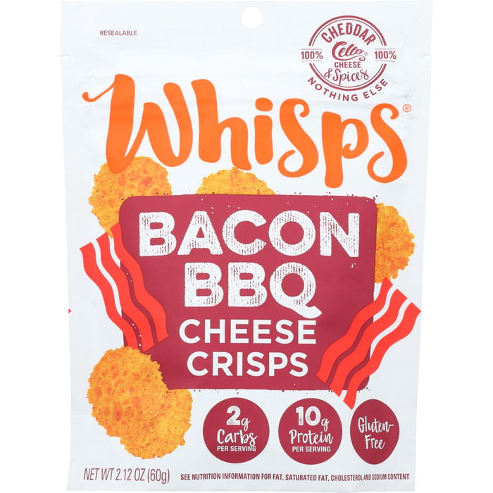 CELLO: Whisps Bacon BBQ Cheese Crisps, 2.12 oz