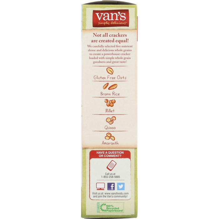 VANS: Natural Foods Gluten Free Lots Of Everything Crispy Whole Grain Baked Crackers, 5 Oz