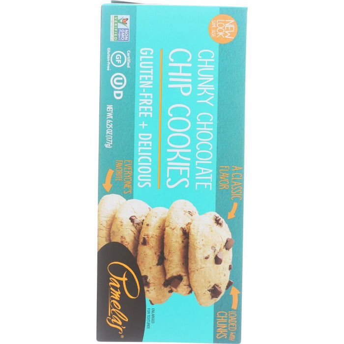 PAMELAS: Cookies Chunky Chocolate Chip, 6 oz
