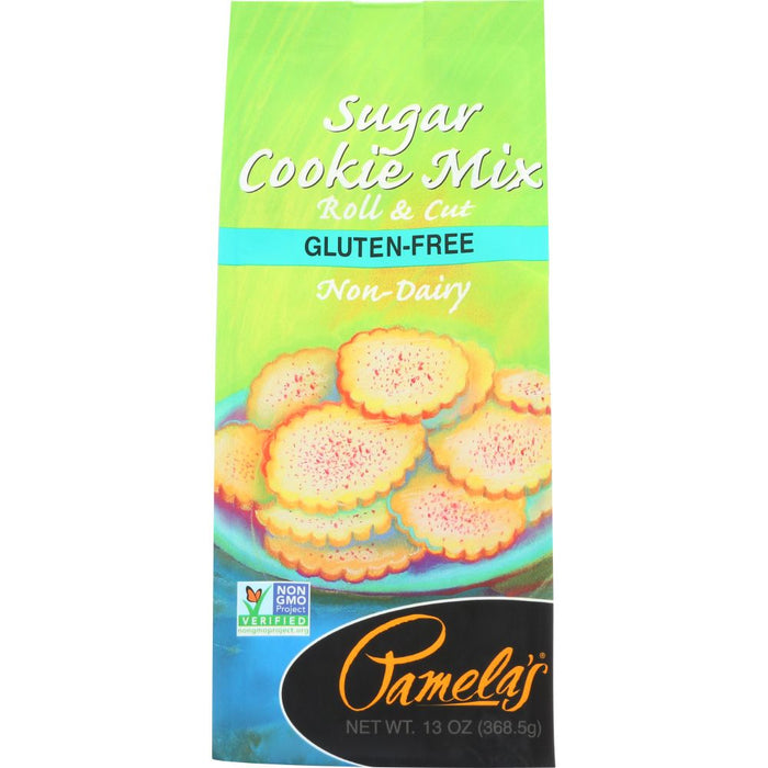 PAMELAS: Mix Gluten Free Cookie Sugar, 13 oz