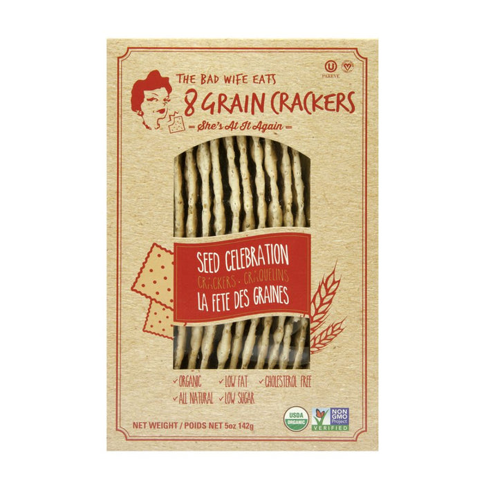 8GRAIN: Seed Celebration Crackers, 5 oz