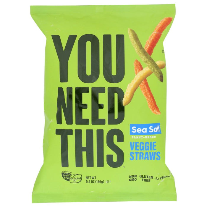 YOU NEED THIS: Chips Veggie Straw Ssalt, 5.5 oz