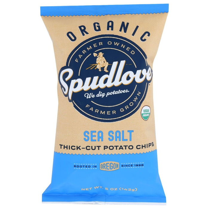 SPUDLOVE: Chips Potato Sea Salt, 5 oz