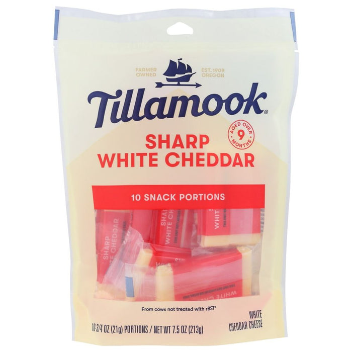 TILLAMOOK: Chs Snack Sharp White, 7.5 oz