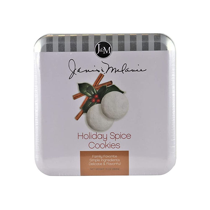 JM FOODS: Cookie Holiday Spice Gift Tin, 10 oz
