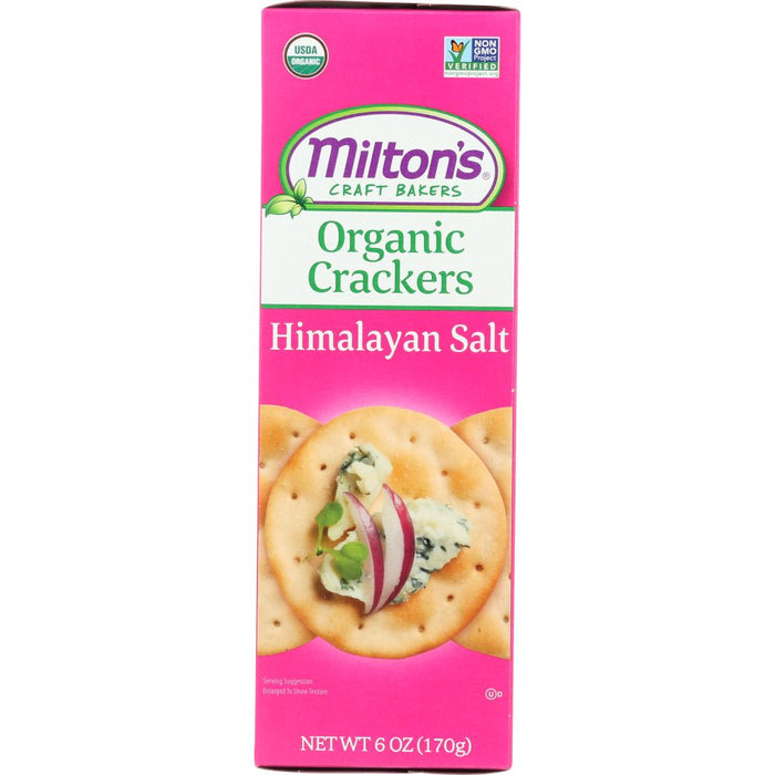 MILTONS:  Organic Himalayan Salt Crackers, 6 oz