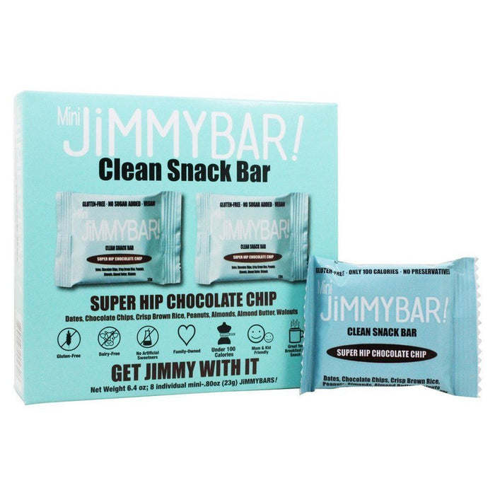 JIMMYBAR: Mini Bar Super Hip Chocolate Chip, 6.4 oz