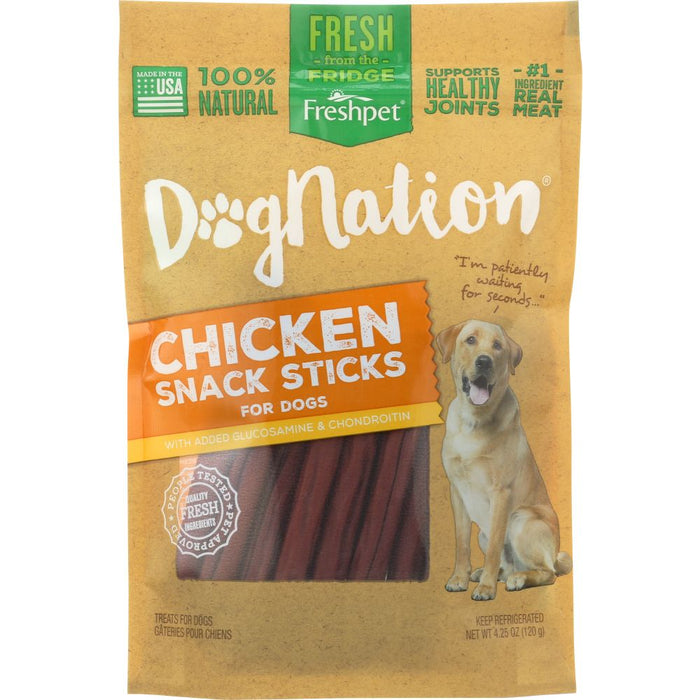 DOGNATION: Chicken Snack Sticks for Dogs, 4.25 oz