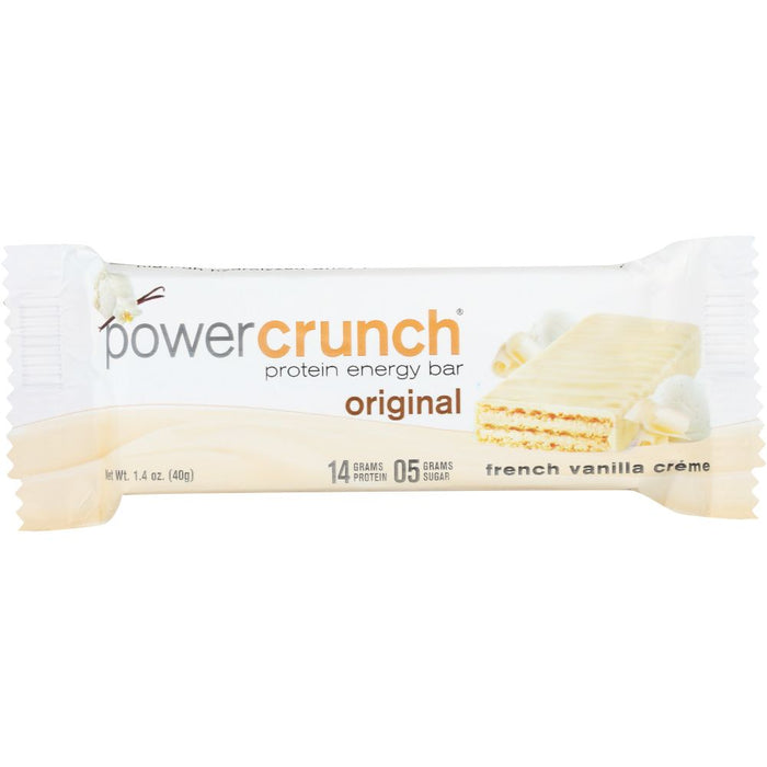 POWER CRUNCH: Bar Protein French Vanilla Creme, 40 gm