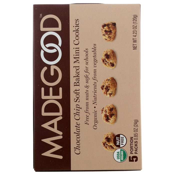 MADEGOOD: Mini Cookies Chocolate Chip, 5 pk