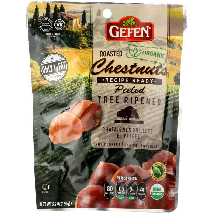 GEFEN: Whole Chestnuts Roasted and Peeled, 5.2 oz