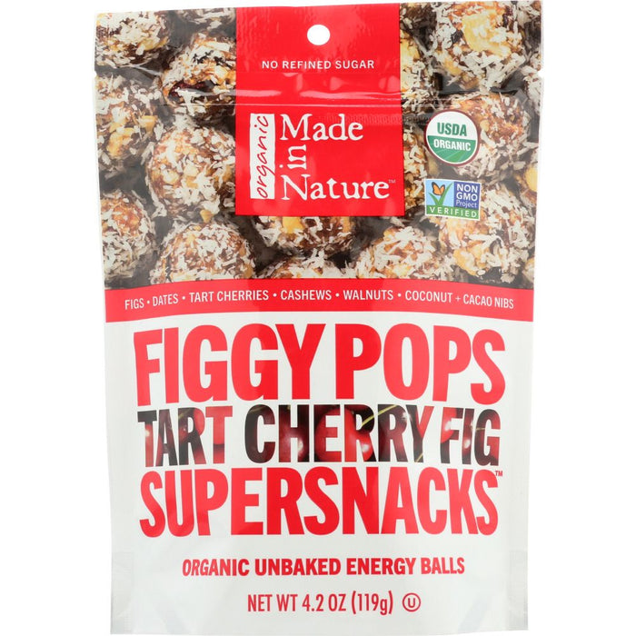 MADE IN NATURE: Organic Tart Cherry Figgy Pops, 4.2 oz