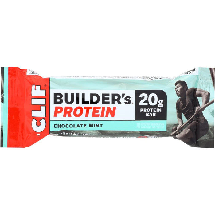 CLIF BUILDER: Protein Bar Chocolate Mint, 2.4 oz