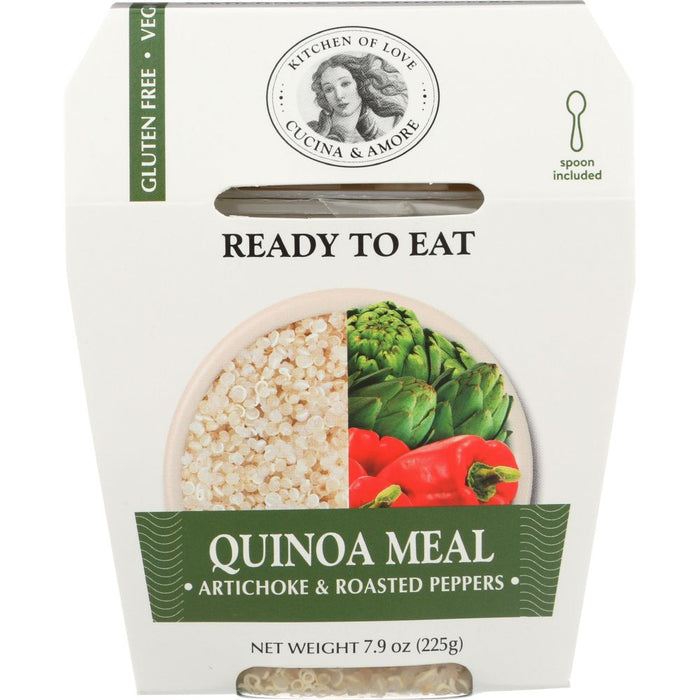 CUCINA & AMORE: Quinoa Meal Artichokes & Roasted Peppers, 7.9 oz