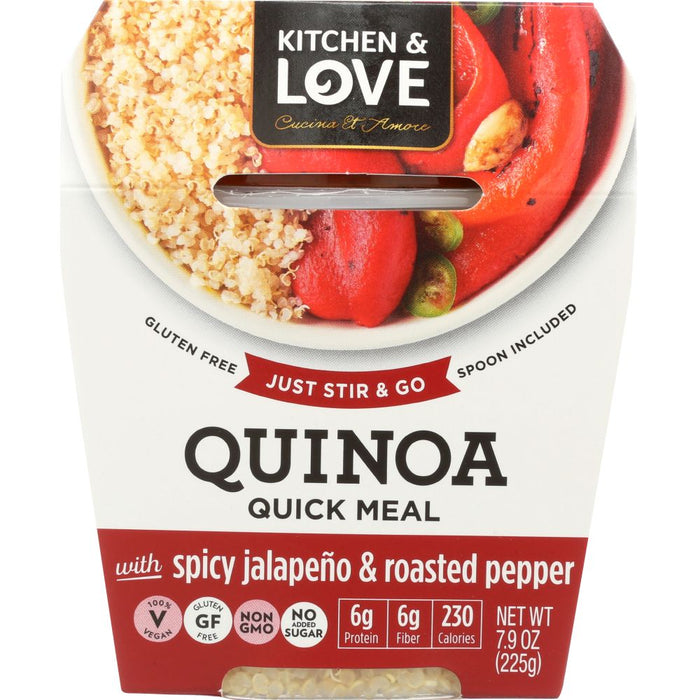 CUCINA & AMORE: Quinoa Meal Spicy Jalapeno & Roasted Peppers, 7.9 oz
