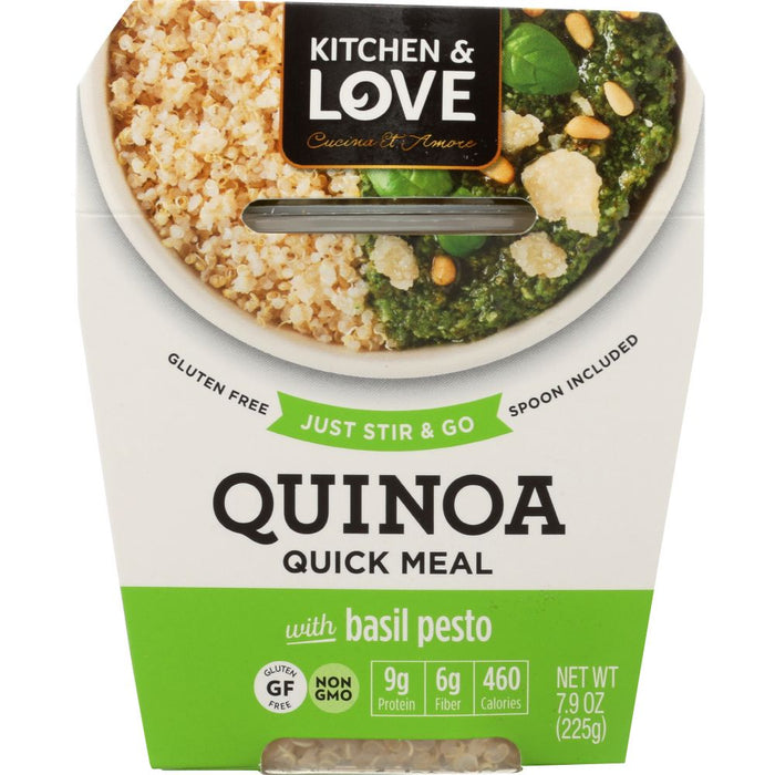 CUCINA & AMORE: Quinoa Meal Basil Pesto, 7.9 oz