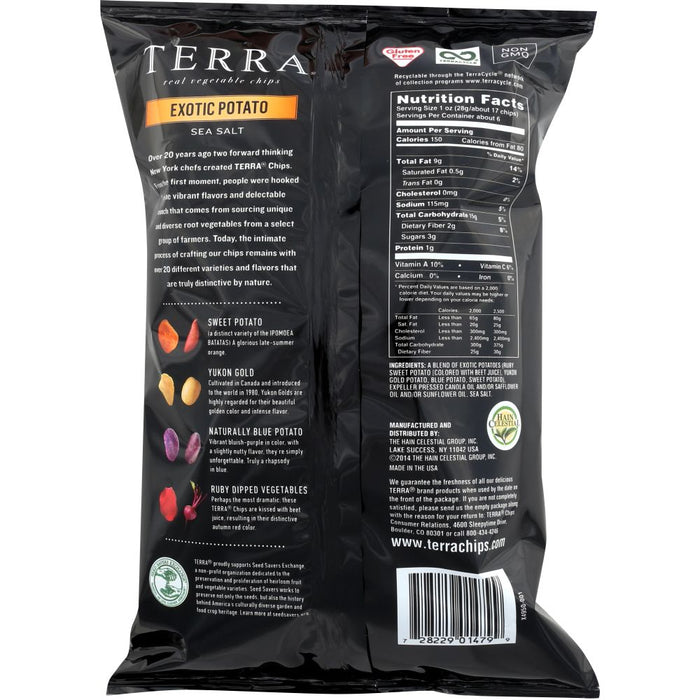TERRA CHIPS: Exotic Potato Chips Sea Salt, 5.5 oz