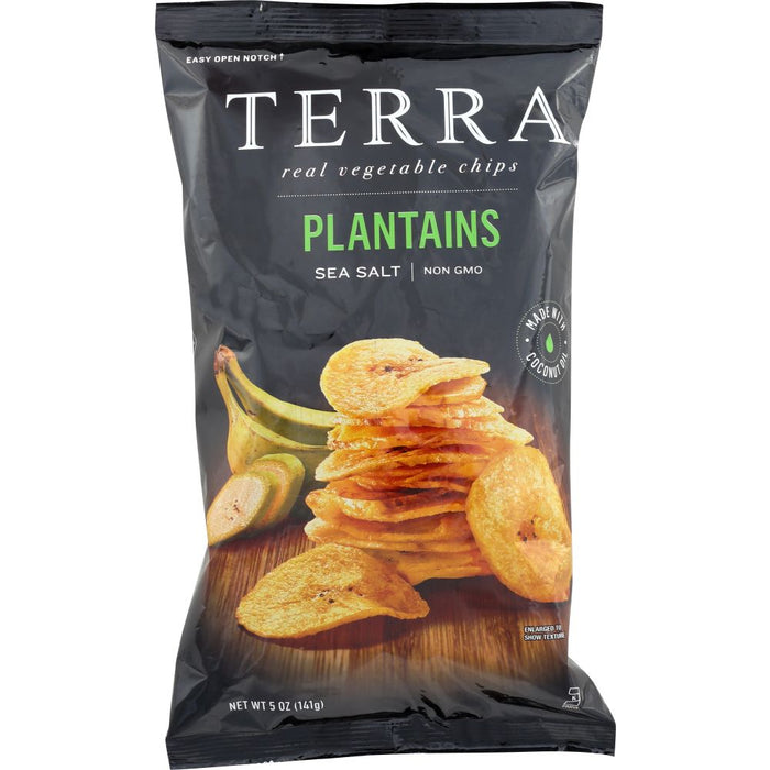TERRA CHIPS: Chip Plantain Sea Salt, 5 oz