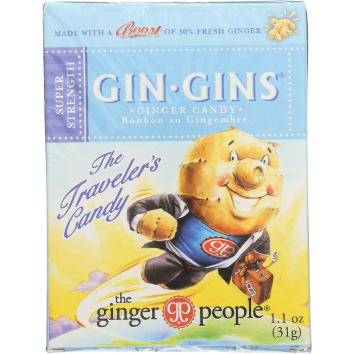 GINGER PEOPLE: Super Strength Ginger Candy, 1.1 oz