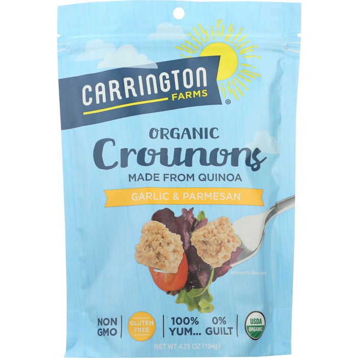 CARRINGTON FARMS: Crounons Garlic Parmesan, 4.75 oz