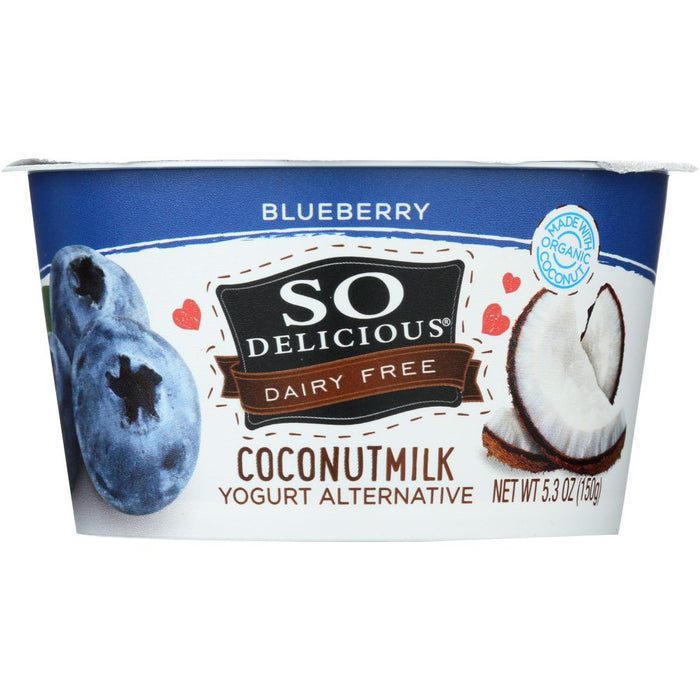 SO DELICIOUS: Blueberry Coconut Milk Yogurt Alternative, 5.3 oz