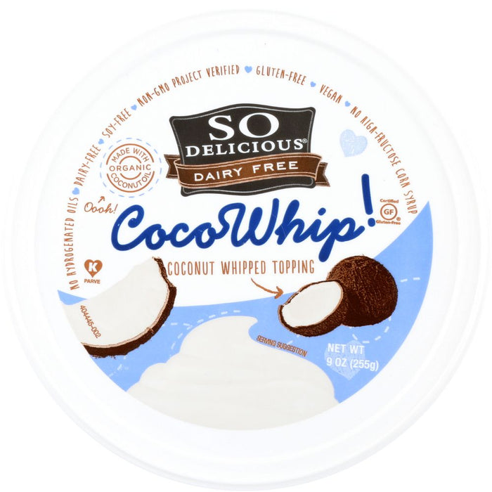 SO DELICIOUS:  Cocowhip Coconut Whipped Topping, 9 oz