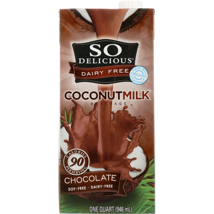 SO DELICIOUS: Coconut Milk Beverage Chocolate, 32 Oz