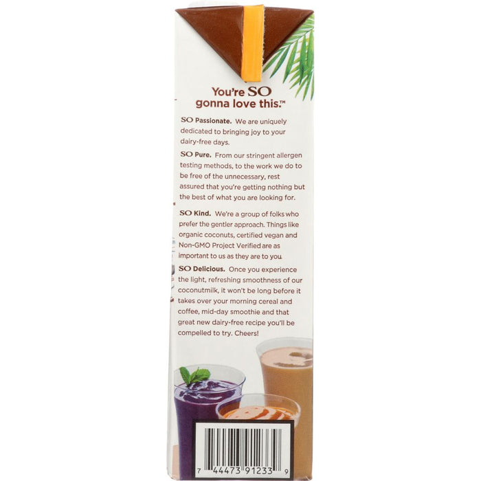 SO DELICIOUS: Coconut Milk Beverage Chocolate, 32 Oz