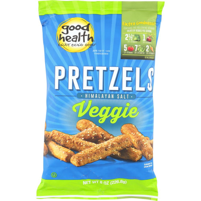 GOOD HEALTH: Pretzels Veggie, 8 oz