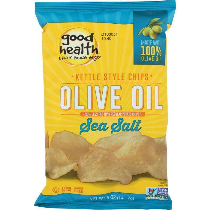 GOOD HEALTH: Kettle Chips Olive Oil Sea Salt, 5 oz