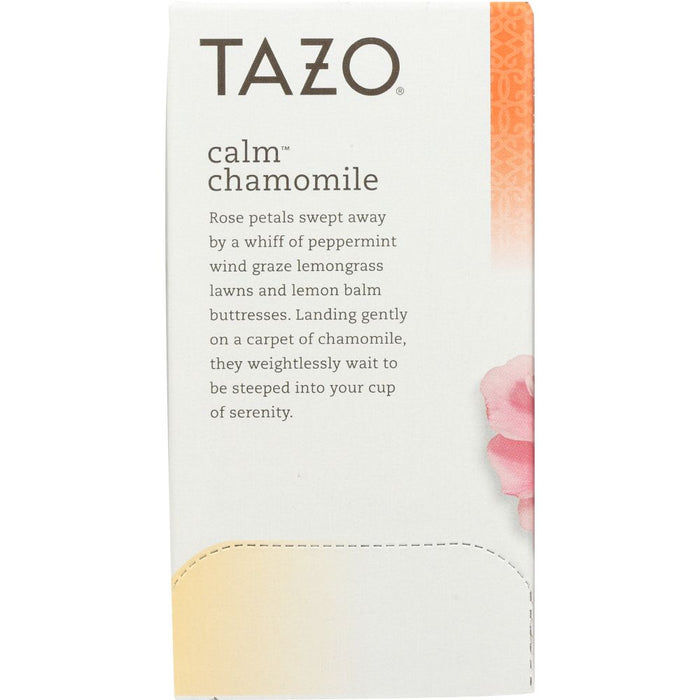 TAZO: Herbal Tea Calm Chamomile Caffeine-Free 20 Tea Bags, 0.91 oz