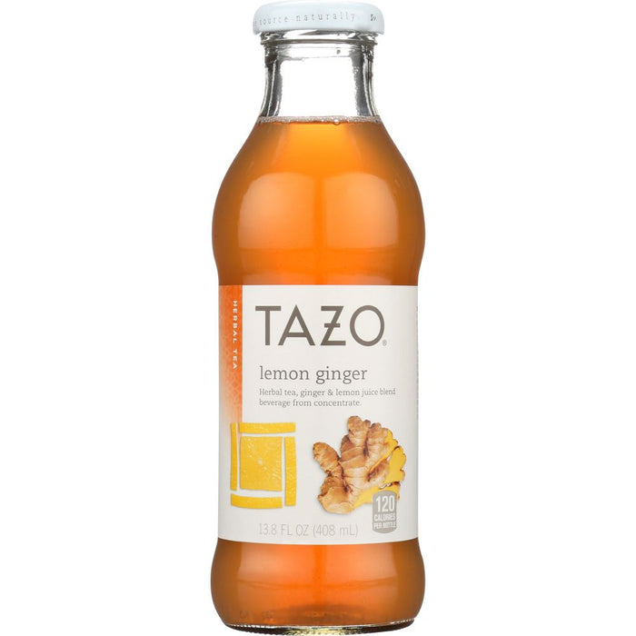 TAZO: Tea RTD Lemon Ginger, 13.8 fl oz