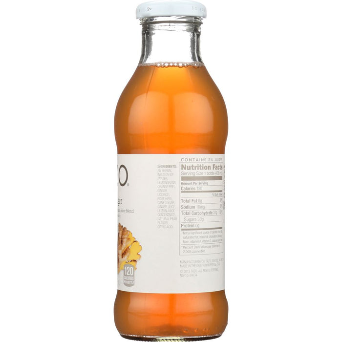 TAZO: Tea RTD Lemon Ginger, 13.8 fl oz